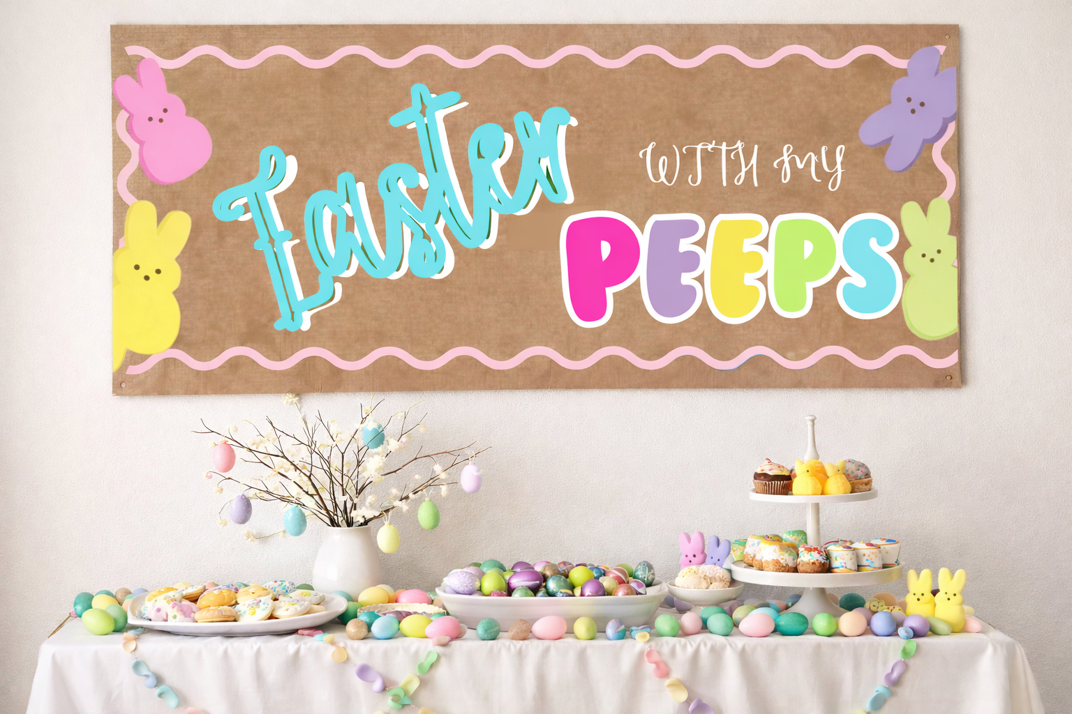 Banner - Easter With My Peeps