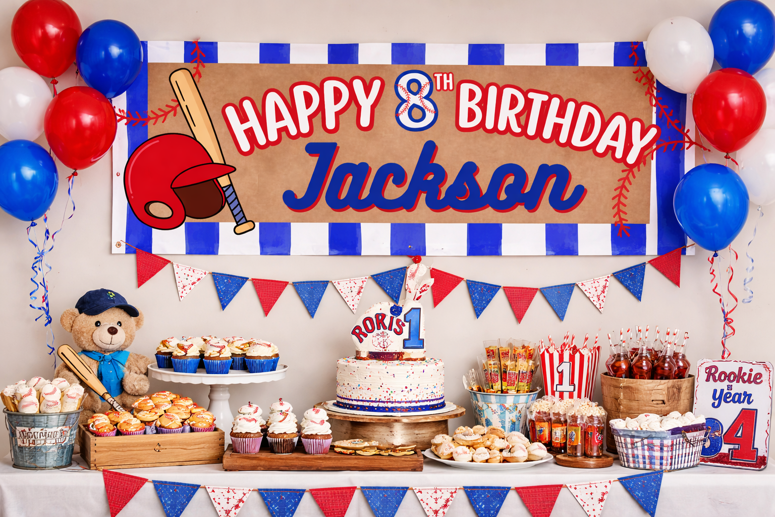 Banner - Birthday Baseball