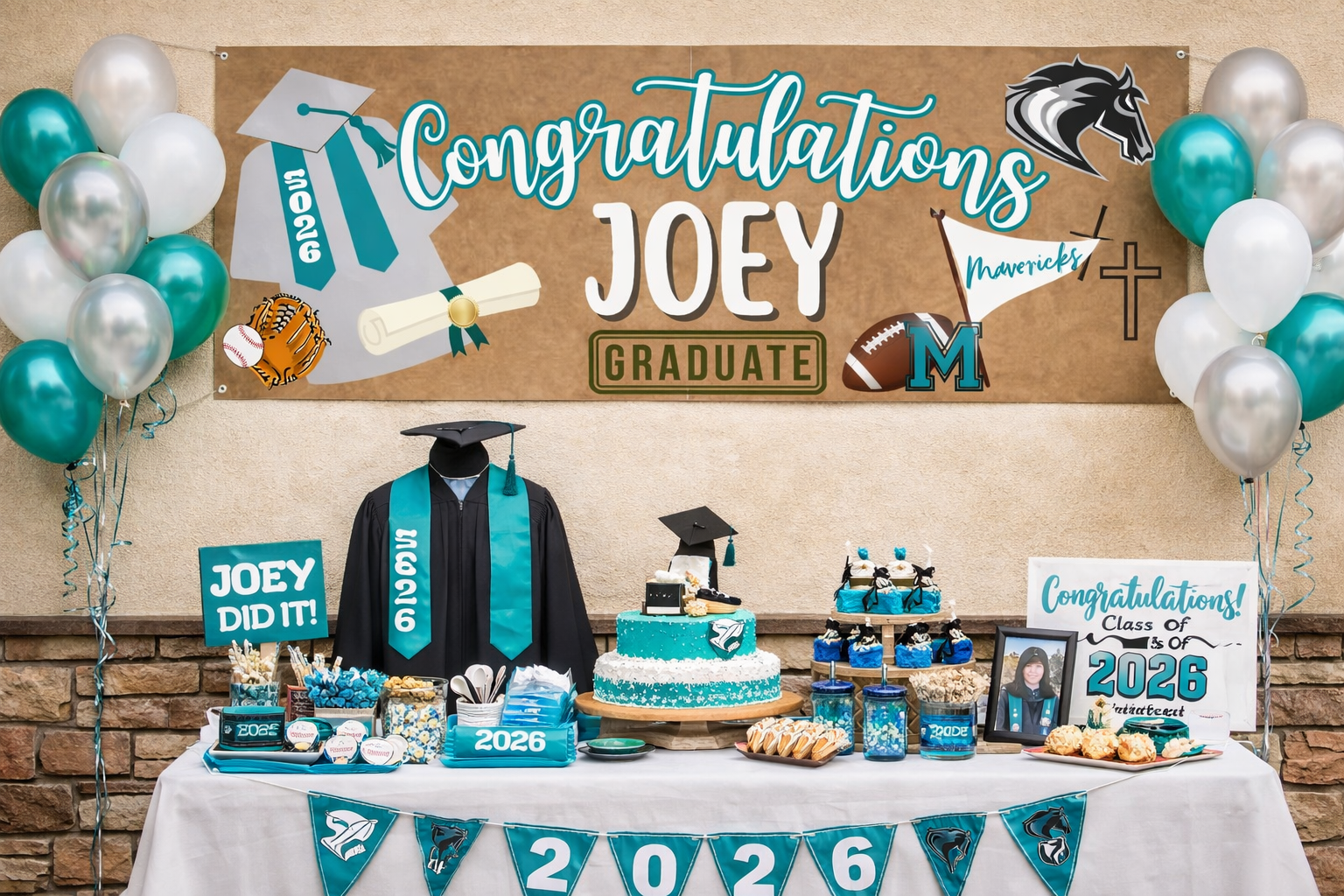 Banner - Graduation School Mascot