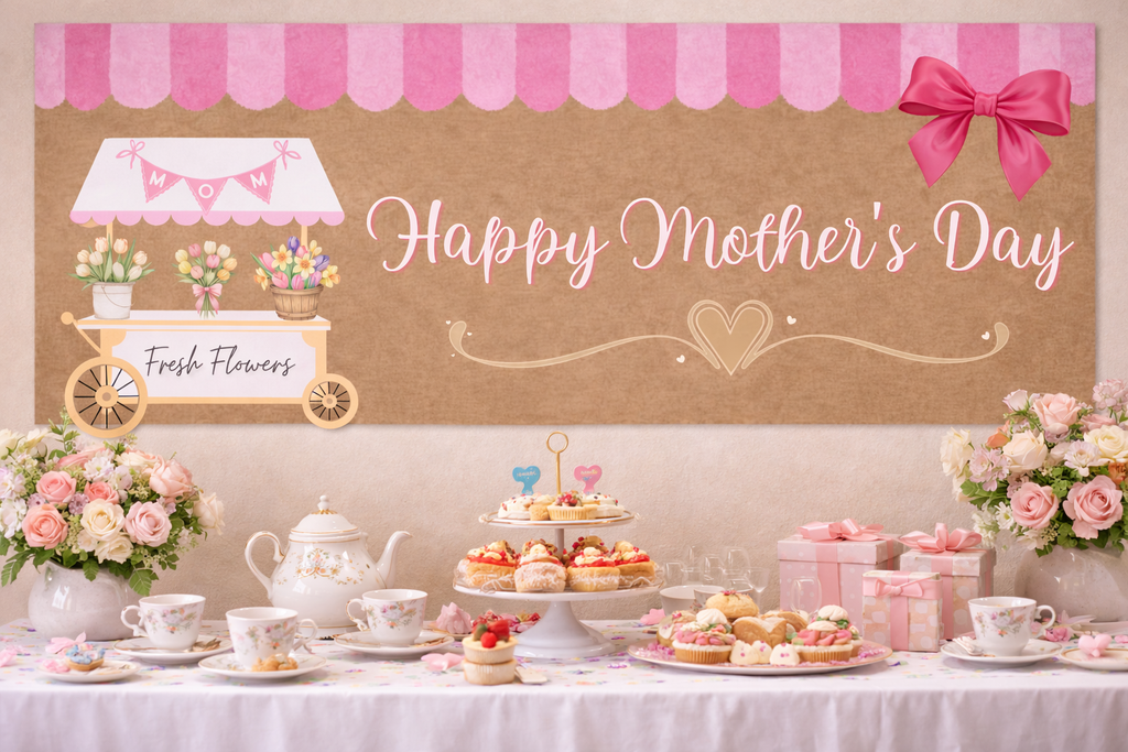 Banner - Mother's Day Flower Cart