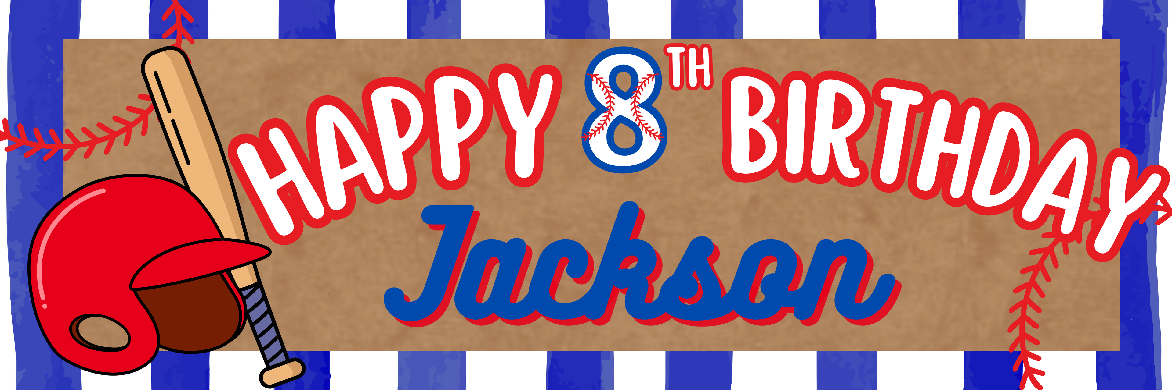 Banner - Birthday Baseball