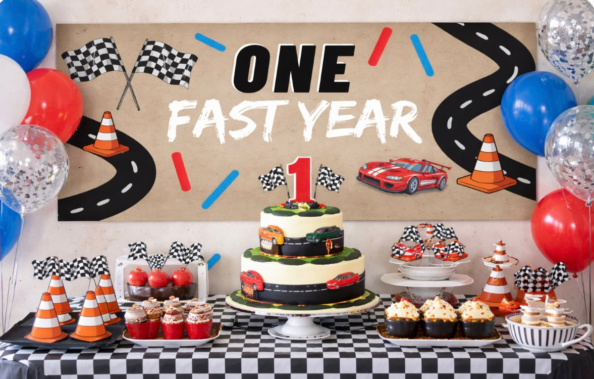 Banner - First Birthday One Fast Year