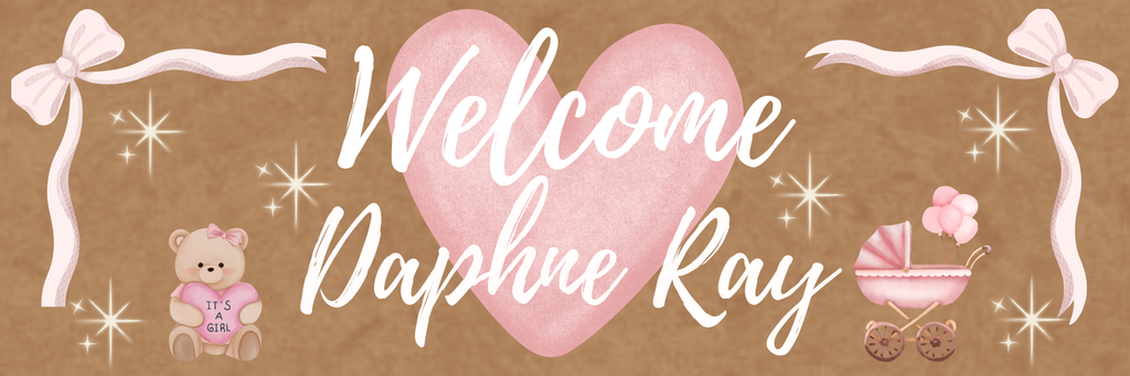 Banner - Baby Girl Welcome Little One