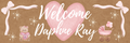 Banner - Baby Girl Welcome Little One