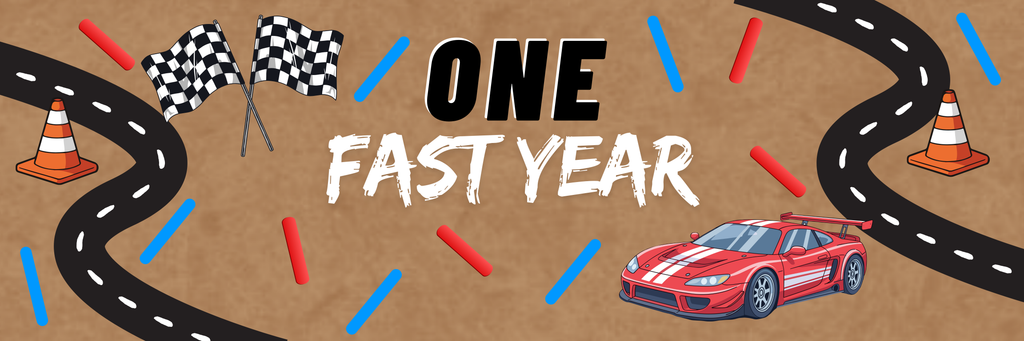 Banner - First Birthday One Fast Year