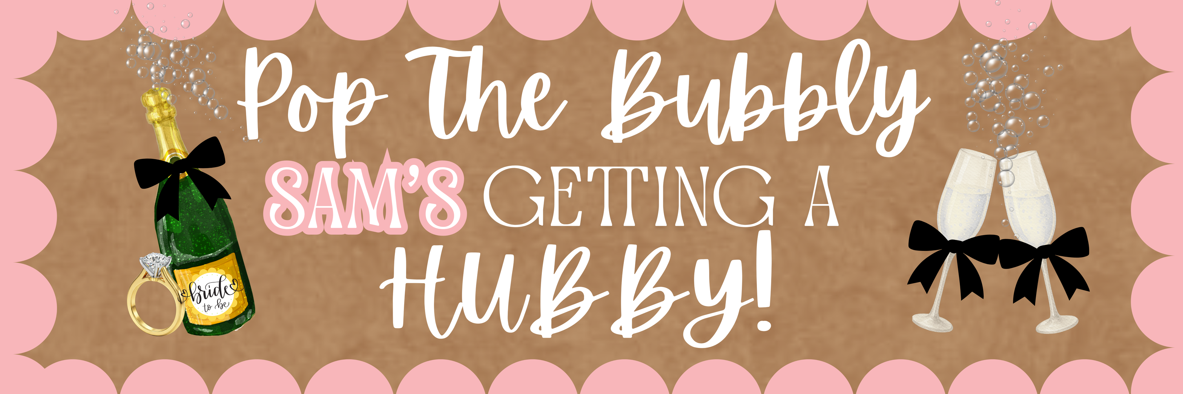 Banner - Engagement Pop The Bubbly